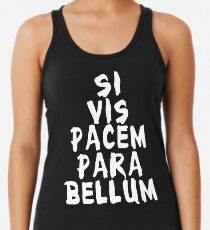 Camiseta con espalda nadadora Si vis pacem, para bellum
