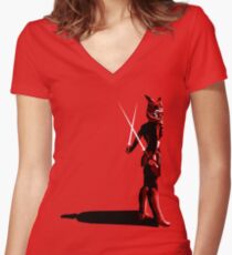 Ahsoka Tano Women's Fitted V-Neck T-Shirt