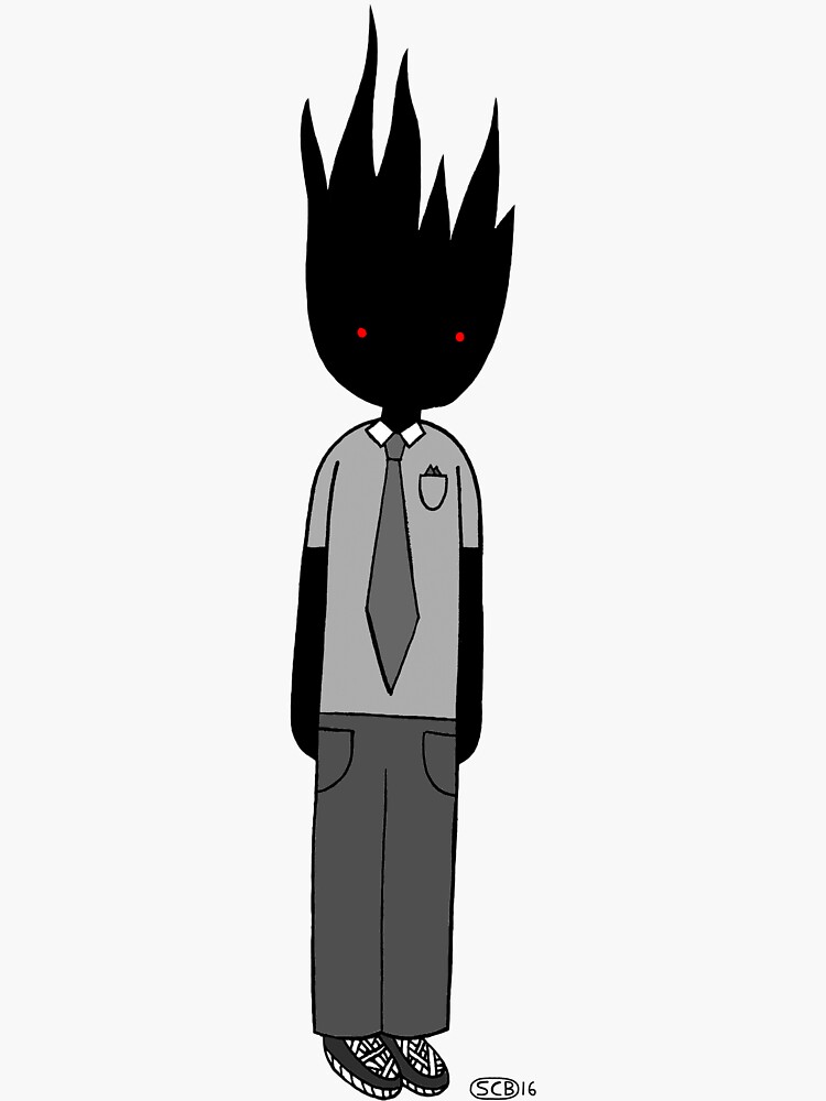 Burning Businessman by supercooperb