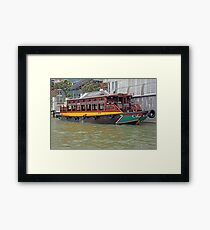 Canal Cruiser Framed Print