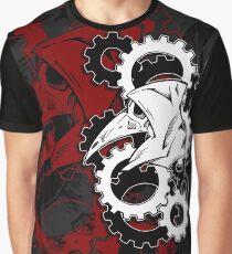 Plague Doctor Gears Remix Graphic T-Shirt