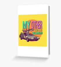 DeLorean Greeting Card