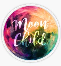 Moon Child Transparent Sticker
