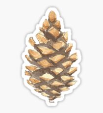 Pine Cone Sticker