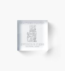 Swords & Sushi Acrylic Block