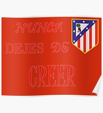 Póster Nunca dejes de creer