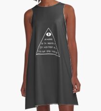 REALITY IS AN ILLUSION A-Line Dress