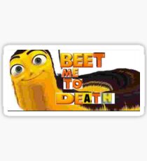 The Bee Movie Merch Sticker