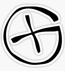 Geocache logo, symbol. Sticker