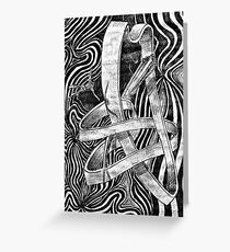 freefalling Greeting Card