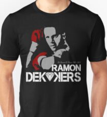RIP RAMON DIAMOND DEKKERS DUTCH MUAY THAI CHAMPION LEGEND Slim Fit T-Shirt