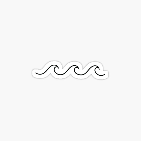 Waves Stickers | Redbubble