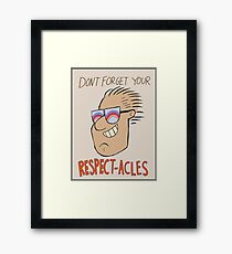 Respectacles Framed Print