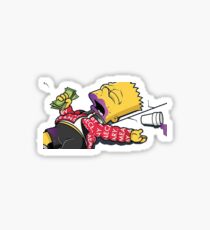 Lean Head Bart Sticker