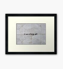 In Your Shadow Framed Print