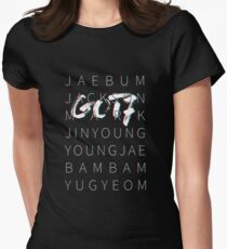 GOT7 3D Tee Black Ver Women's Fitted T-Shirt