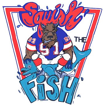 Squish the Fish II T-Shirt Essential T-Shirt for Sale by churchon006