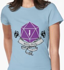 Critical Fail Roll Women's Fitted T-Shirt