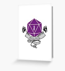 Critical Fail Roll Greeting Card