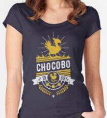 Chocobo Tailliertes Rundhals-Shirt