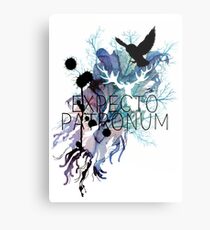 EXPECTO PATRONUM HEDWIG WATERCOLOUR Metal Print