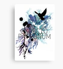 EXPECTO PATRONUM HEDWIG WATERCOLOUR Canvas Print