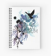 EXPECTO PATRONUM HEDWIG WATERCOLOUR Spiral Notebook