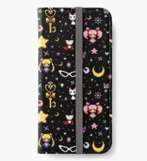 Vinilo o funda para iPhone Familia Sailor Moon - Negro