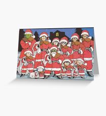 Merry Christmas from the gang Greeting Card