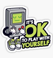It's OK to play with yourself Sticker