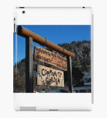 Community garden iPad Case/Skin