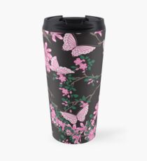 Oriental birds, flowers and butterflies Travel Mug