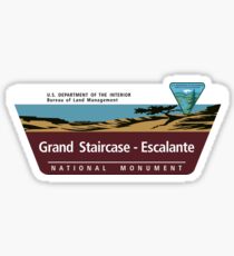 Grand Staircase-Escalante National Monument Sign, Utah Sticker