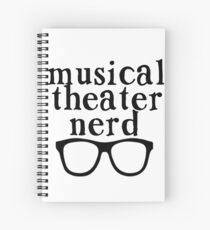 Cuaderno de espiral Nerd de teatro musical