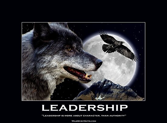 "Leadership Grey Wolf and Raven Artwork" Poster by NaturePrints | Redbubble