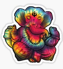 Tie-Dye Ganesha Sticker