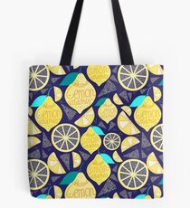 Helles Muster von Zitronen Tote Bag