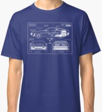Back to the Future DeLorean blueprint Classic T-Shirt