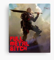 Edge of Tomorrow - Full Metal B Metal Print