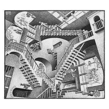 Artwork thumbnail, M.C. Escher: Relativity by Pop-Pop-P-Pow