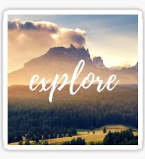 Explore Sticker