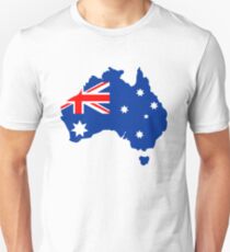 Map of Australia Unisex T-Shirt