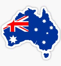Map of Australia Sticker