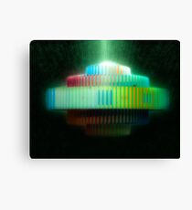fountain by Yaacov Agam at Dizengoff square. Canvas Print