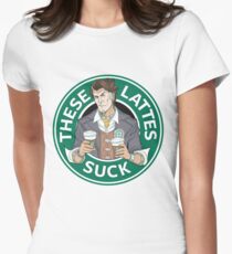 These Lattes Suck Women's Fitted T-Shirt