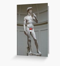 Poké ball David Greeting Card