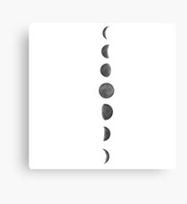Moon Phases Canvas Print