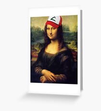 Pokémona Lisa Greeting Card