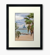 Barceloneta beach. Framed Print