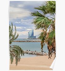 Barceloneta beach. Poster